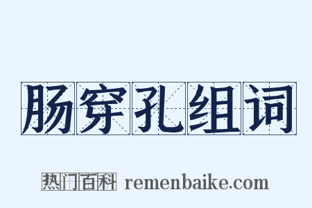 肠穿孔组词是什么意思的图片